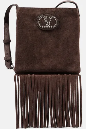 VALENTINO GARAVANI NellcÃ´te fringed suede crossbody bag