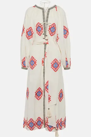 JOHANNA ORTIZ Jacquard cotton midi dress