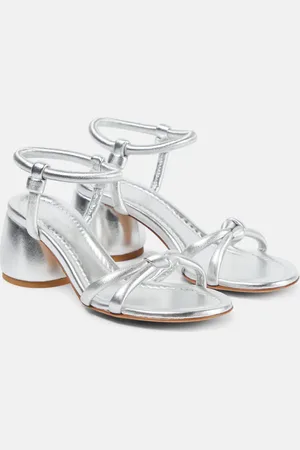 Gianvito Rossi Cassis metallic leather sandals