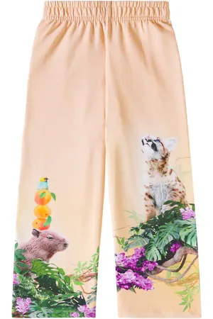Molo Aurita printed cotton jersey sweatpants