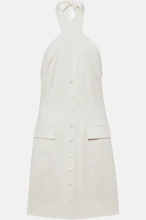 Staud Haven cotton chino minidress