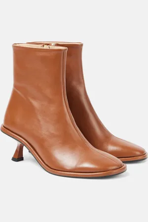 Souliers Martinez Meyer leather ankle boots