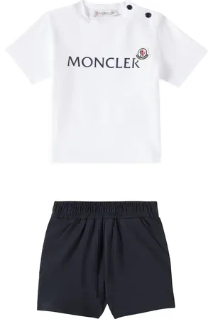 Moncler Baby cotton-blend T-shirt and shorts set
