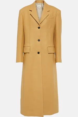 Khaite Single-breasted wool-blend coat