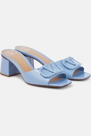 VALENTINO GARAVANI VLogo Signature patent leather mules
