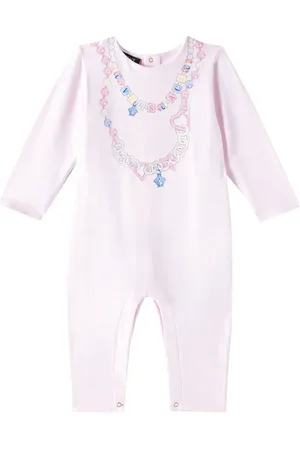 VERSACE Baby printed cotton-blend onesie