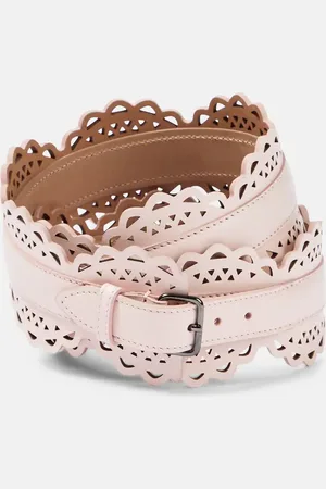 Alaïa AlaÃ¯a Vienne leather belt