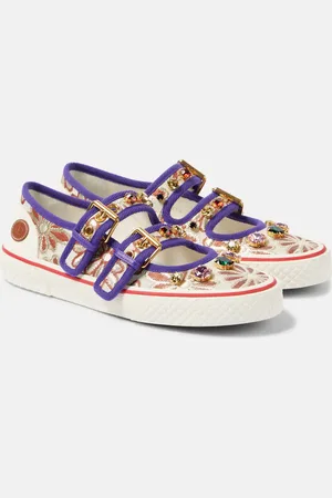 VALENTINO GARAVANI Dollyboard floral Mary Jane sneakers