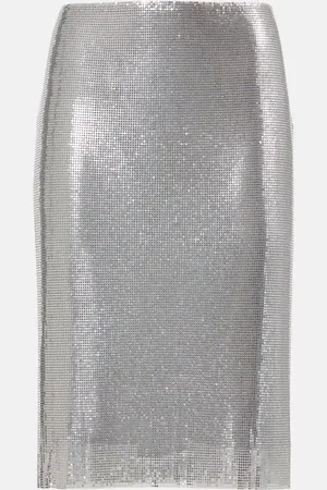 VERSACE Chainmail pencil skirt