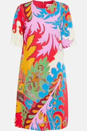 Etro Printed jersey minidress
