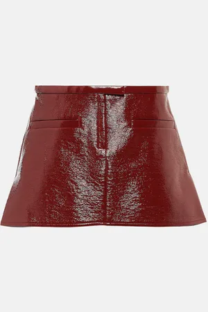 Courrèges CourrÃ¨ges Vinyl miniskirt