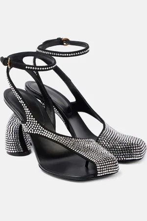 DRIES VAN NOTEN Embellished leather pumps