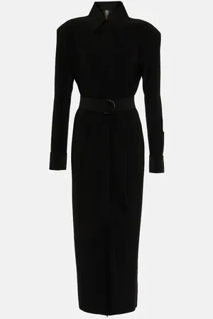 Norma Kamali Belted shirt dress