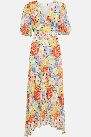 RIXO London Corrine floral midi dress