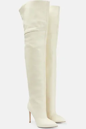 PARIS TEXAS Leather over-the-knee boots