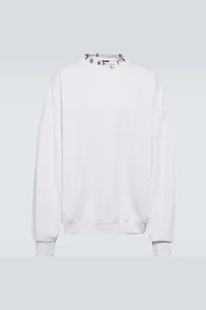 Balenciaga Pierced Round fleece sweatshirt
