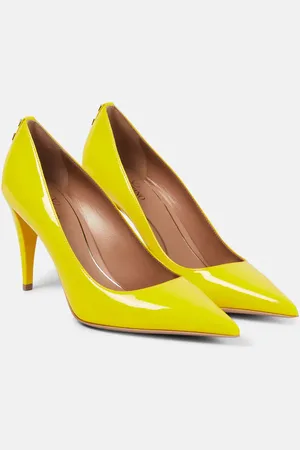 VALENTINO GARAVANI Rockstud patent leather pumps