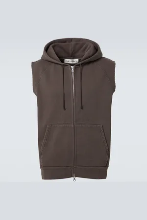 OUR LEGACY Motor cotton jersey zip-up vest