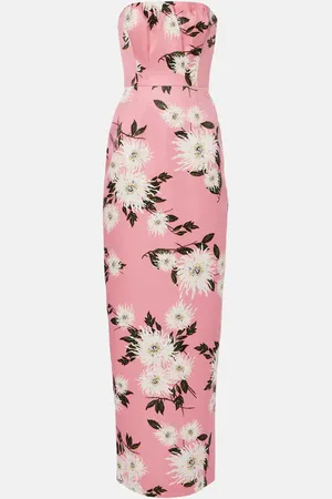 EMILIA WICKSTEAD Emine floral taffeta faille gown
