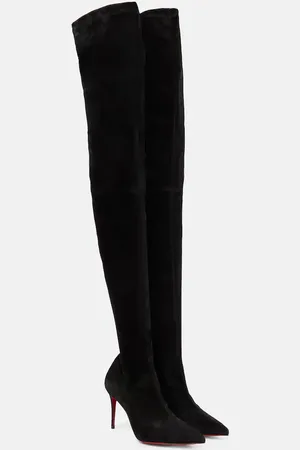 Christian Louboutin Kate Botta 85 suede over-the-knee boots