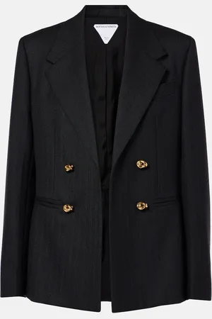Bottega Veneta Knot striped wool blazer