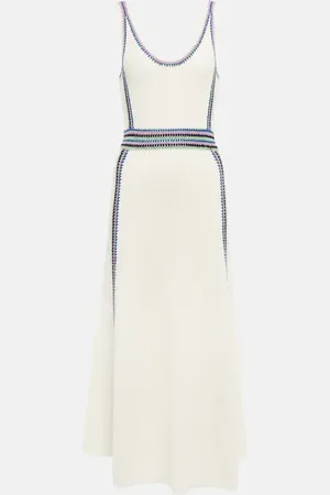 Chloé ChloÃ© Embroidered wool maxi dress