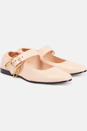 Bottega Veneta Astaire leather Mary Jane flats