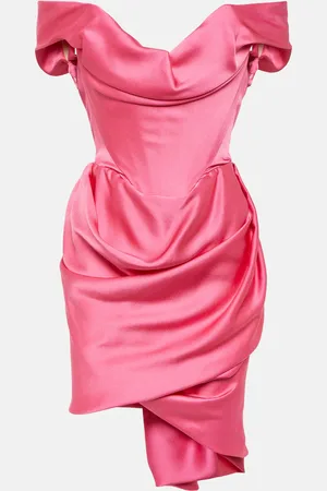 Vivienne Westwood Nova Cora crÃªpe satin minidress