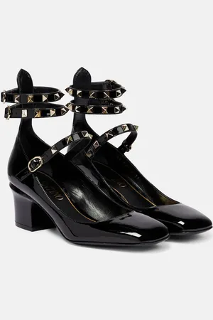 VALENTINO GARAVANI Rockstud patent leather pumps