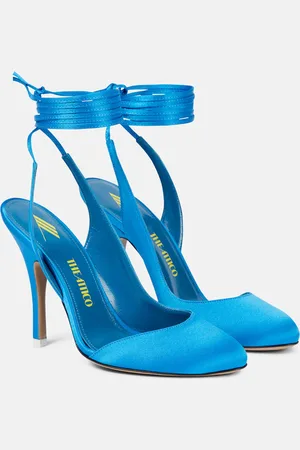 The Attico Carrie satin pumps