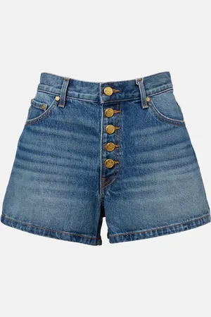 ULLA JOHNSON Greta high-rise denim shorts