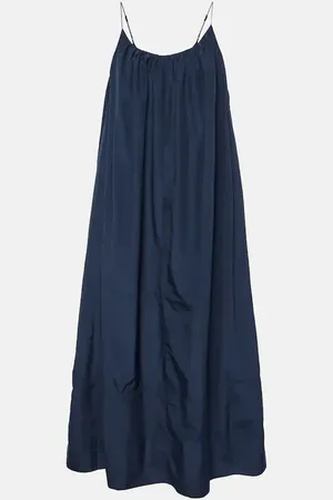 FAITHFULL THE BRAND Seine silk and cotton maxi dress