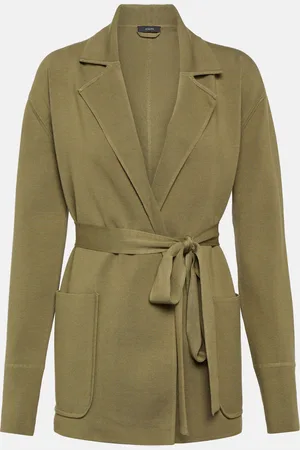 Joseph Silk-blend wrap coat