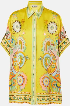 ALÉMAIS AlÃ©mais Pinball printed silk shirt
