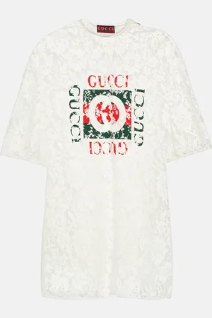 Gucci Interlocking G lace top