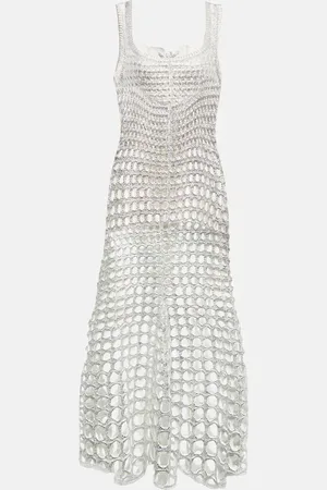 Chloé ChloÃ© Crochet silk maxi dress