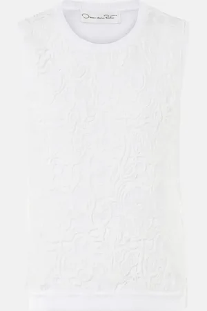 Oscar de la Renta Guipure lace top