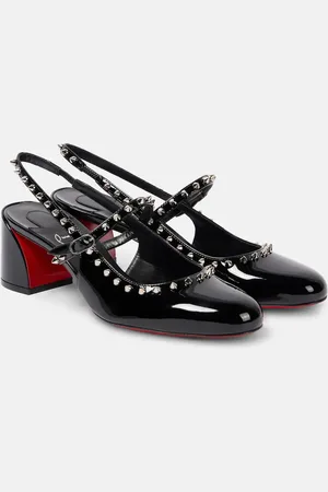 Christian Louboutin Janispikes 55 patent leather Mary Jane pumps