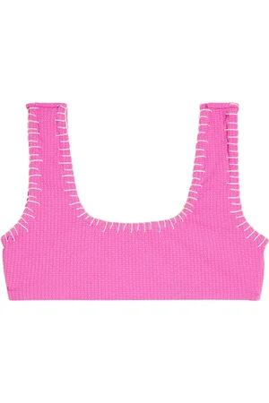 Marysia Trulli embroidered bikini top