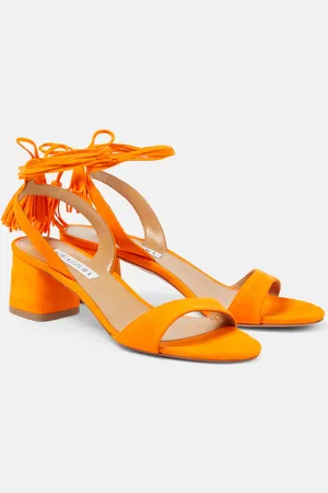 Aquazzura Alu tasseled suede sandals