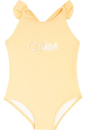 Chloé ChloÃ© Kids Baby logo swimsuit