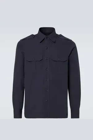 Tom Ford Cotton and silk poplin shirt
