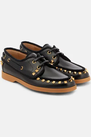 VALENTINO GARAVANI Palm Avenue leather boat shoes