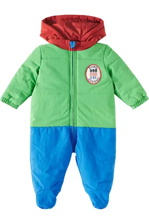 Bobo Choses Baby B.C colorblocked snowsuit