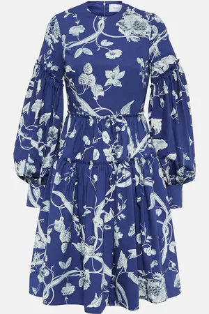 Erdem Floral cotton poplin minidress