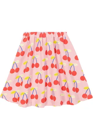 Jelly Mallow Printed corduroy skirt