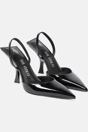 The Attico Ester faux leather slingback pumps