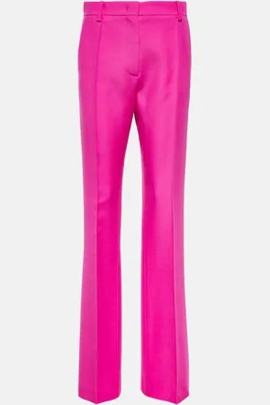 VALENTINO CrÃªpe couture flared pants