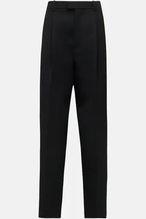 Bottega Veneta High-rise wool twill straight pants