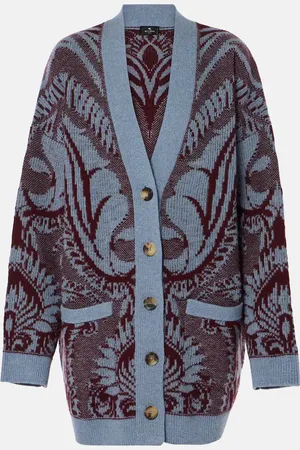 Etro Oversized wool cardigan